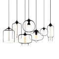 Modern design decorative Nordic E27 glass pendant light for restaurant